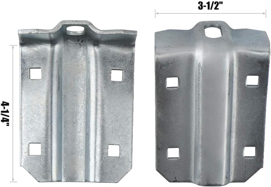 HOME MASTER HARDWARE Box Rail Hanger Kit 2 Set,Exterior Barn Door Hardware Kit,Each Rated Safe