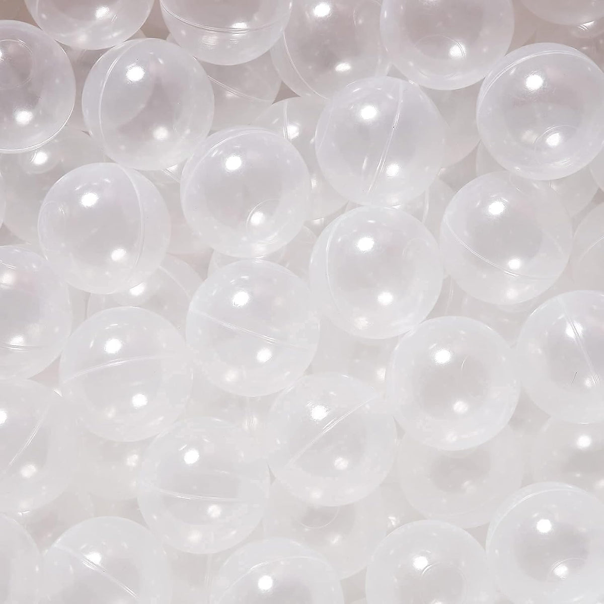 Ball Pit Balls for Kids, Plastic Refill 2.2 Inch Balls, 100 Pack, Bright Colors, Phthalate and BPA