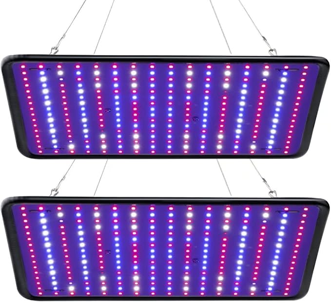 Grow Light for Indoor Plants - SERWING 200W LED Grow Light Full Spectrum, Plant Growing Lamp for