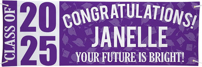 Let's Make Memories Personalized Graduation Banner Class of 2025 - Graduation Party Decorations