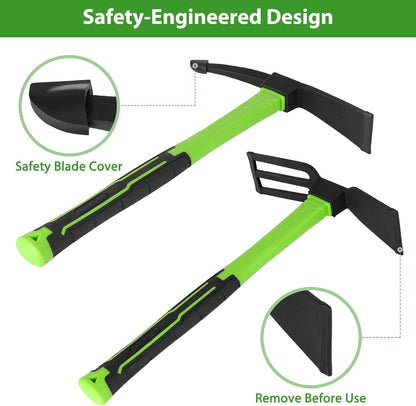 2pcs Pick Axes for Digging and No Installation Required Garden Hoe and Cultivator Hand Rake Garden