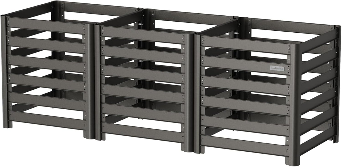 Vego Garden 32" Tall Modular Compost Bin 90" x 30" x 32"
