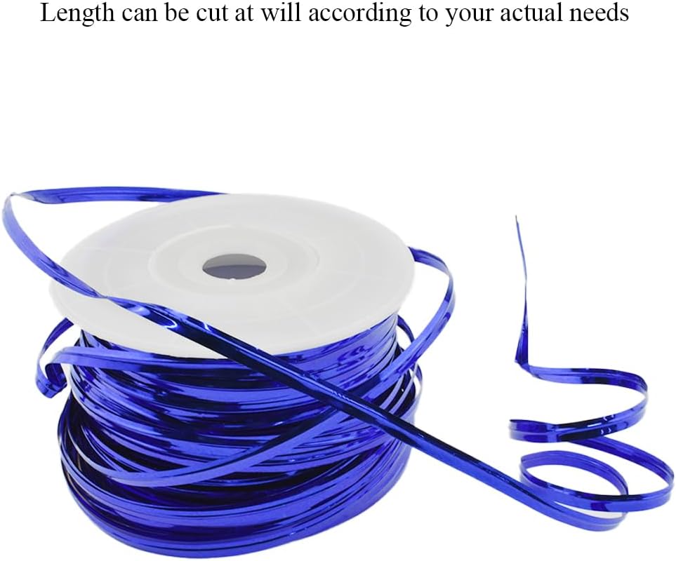 HAHIYO 100Yards/300Feet/91M Blue Metal Twist Ties Bread Candy Coffee Bag Ties Plant Garden Twist