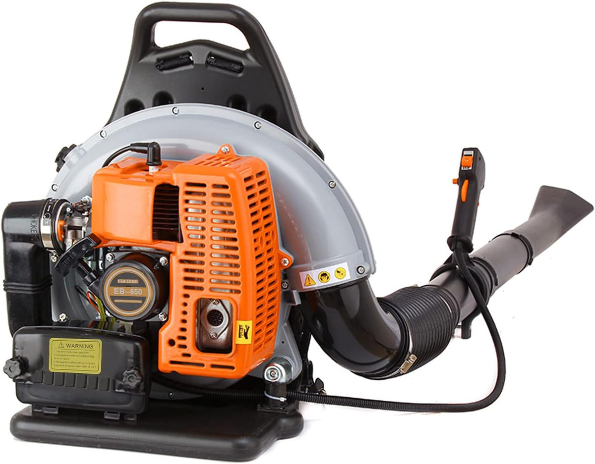Backpack Gas Powered Leaf Blower, Commercial 2.7kW 850CFM 63CC 4.3HP 2-Stroke Powerful Lightweight