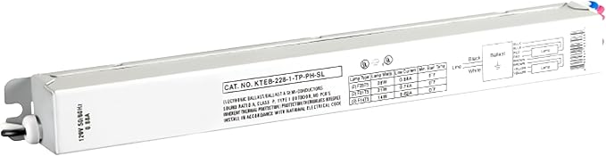 OHLECTRIC Replacement for Keystone KTEB-228-1-TP-PH-SL/B Electronic 2 Lamps T5 Ballast | 120V with