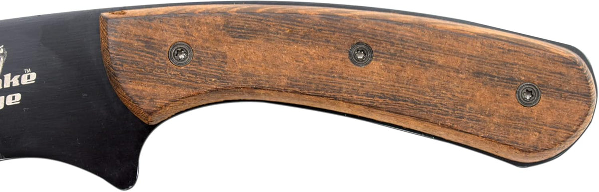 Snake Eye Machete with Heavy Duty Construction-Ergonomic Non-Slip Handle and Belt Sheath for