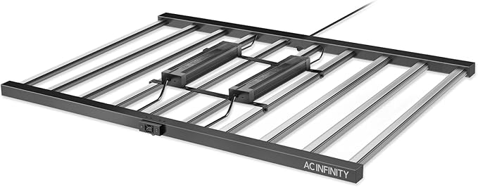 AC Infinity IONFRAME EVO10, Samsung LM301H EVO Bar LED Grow Light 5x5, 3710 Diodes, with Schedule