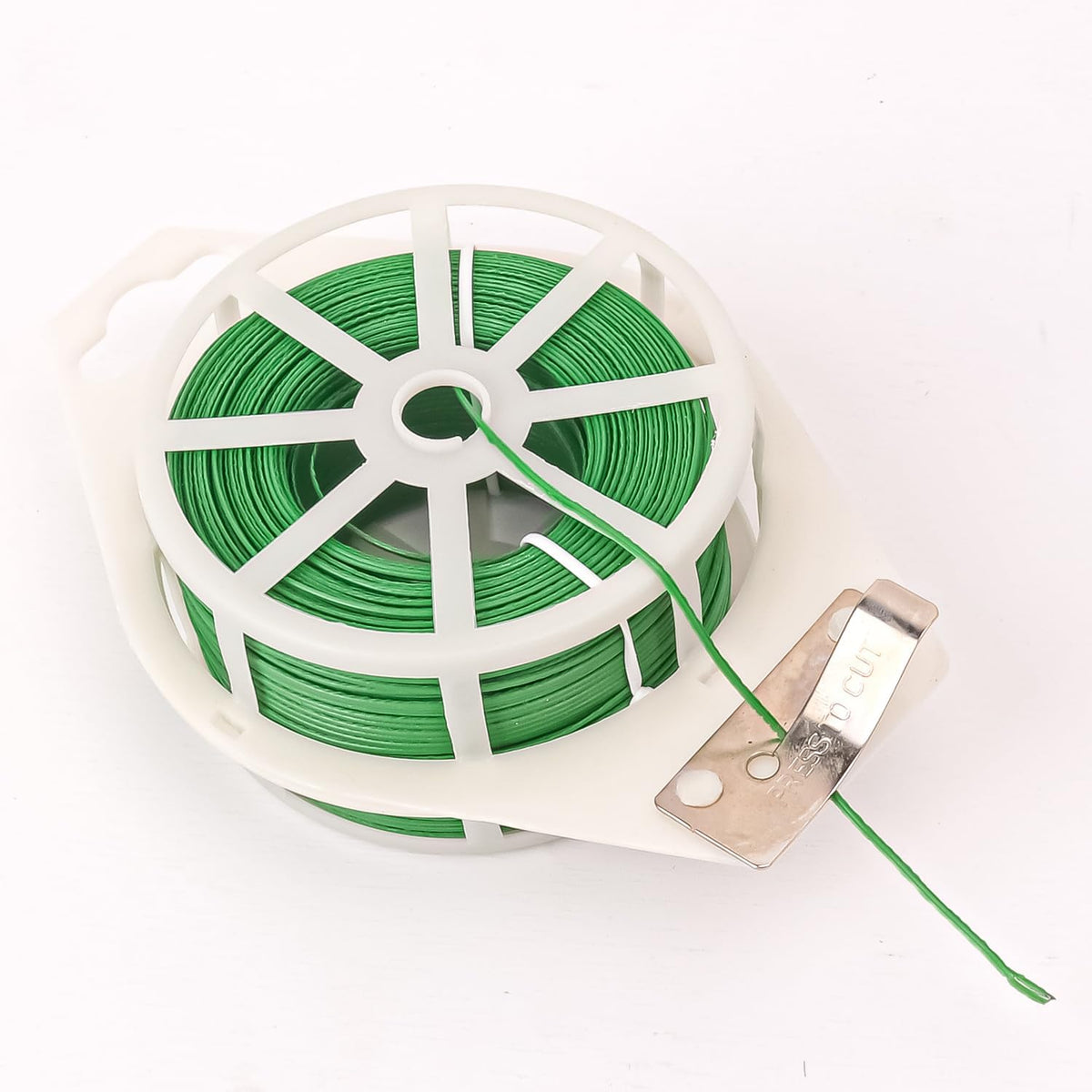 12 PCS Green Twist Ties - Each Reel 656 Feet Multipurpose Garden Plant Cable Ties for Indoor and