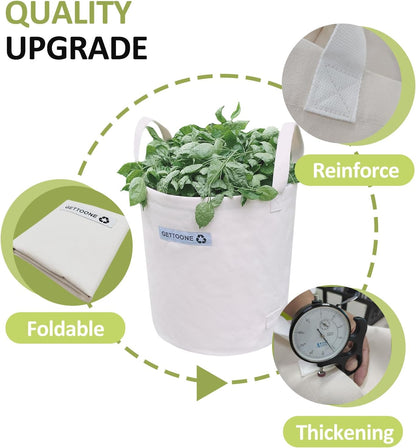 Lawn Bags for Yard Waste | Heavy-Duty Collapsible Leaf Bag, 20 Gallon Reusable Garden Clippings