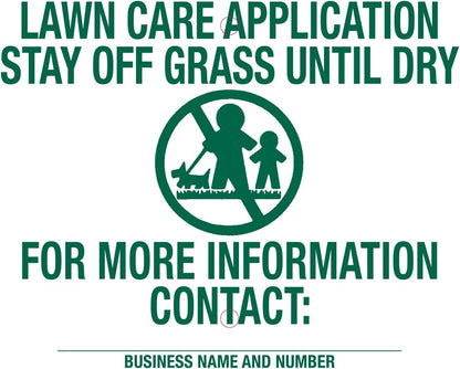 Lawn Treatment Application Stakes & Illinois Signs (Economy Style Stake / 500 pc. Pack)