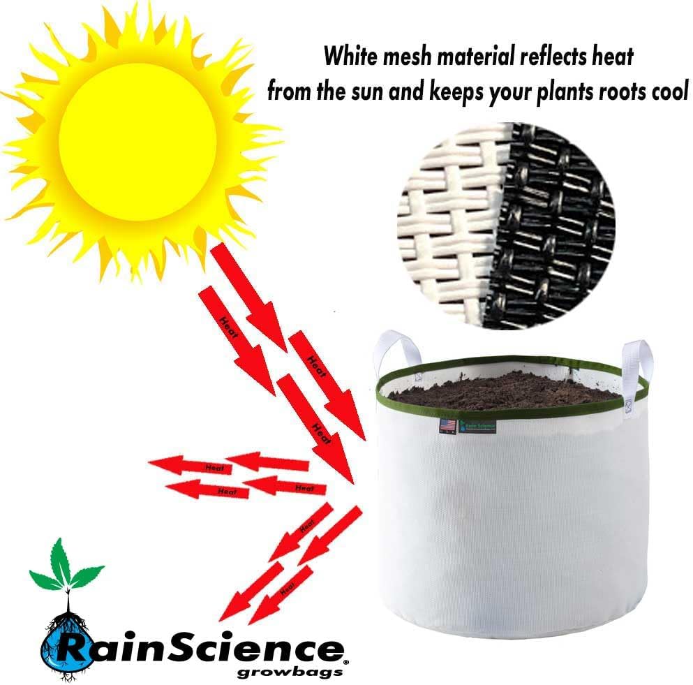 Grow Bag 5 Gallon, Planting Pots - Colorful Plant Grow Bags Pots Gardening Vegetable - Air Pruning