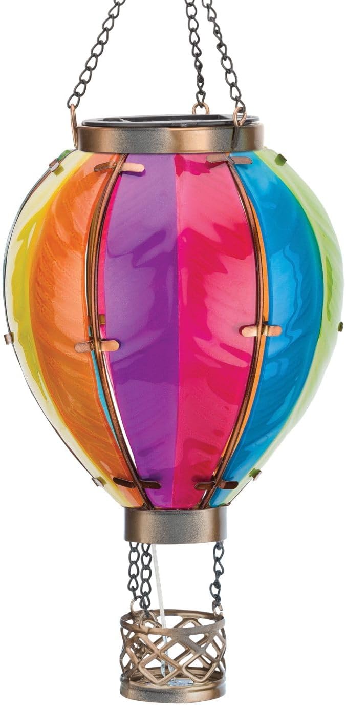 Regal Art & Gift Hot Air Balloon Solar Lantern – Hanging Solar-Powered LED Lights, Waterproof