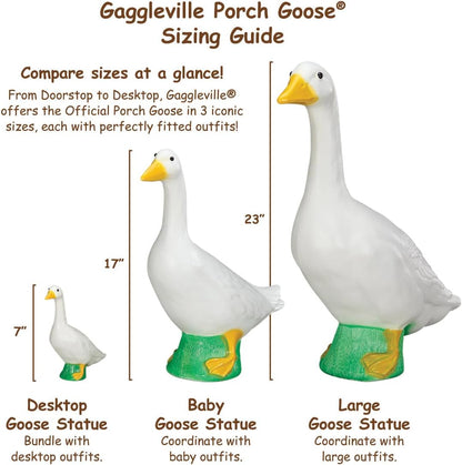 Gaggleville Turkey Goose Outfit, Fits Large 23" H Statue, by Fox Valley Traders