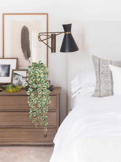Briful 3 Pack Fake Hanging Plant 39.3" Artificial Hanging String of Hearts Plant Faux Trailing Vine
