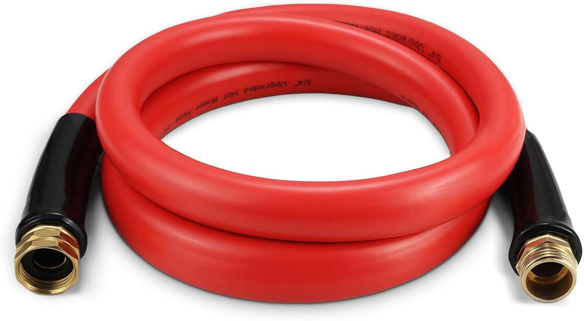 Garden Hose 5ft x 3/4” Hot Water Hose, Heavy Duty -50°F to 190°F,Burst 600Psi Flexible Upgraded