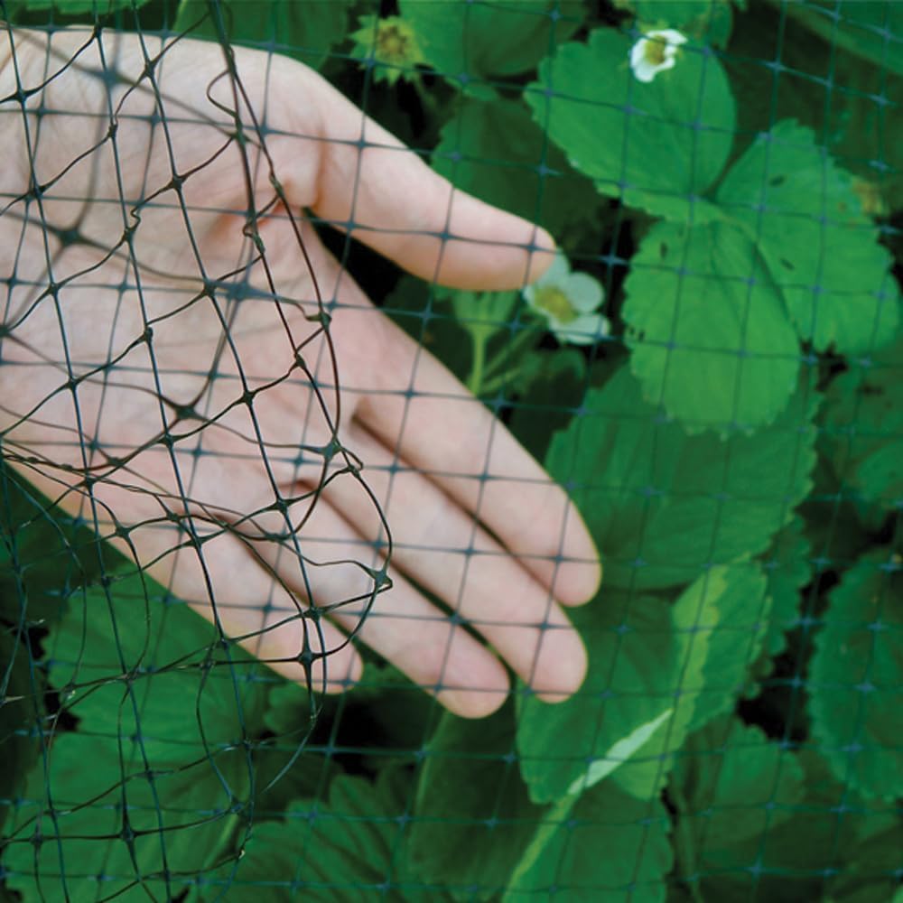Bird B Gone Heavy Duty Garden Bird Netting - 14' x 200' Net Roll - UV-Stabilized Bird 3/4" Mesh for