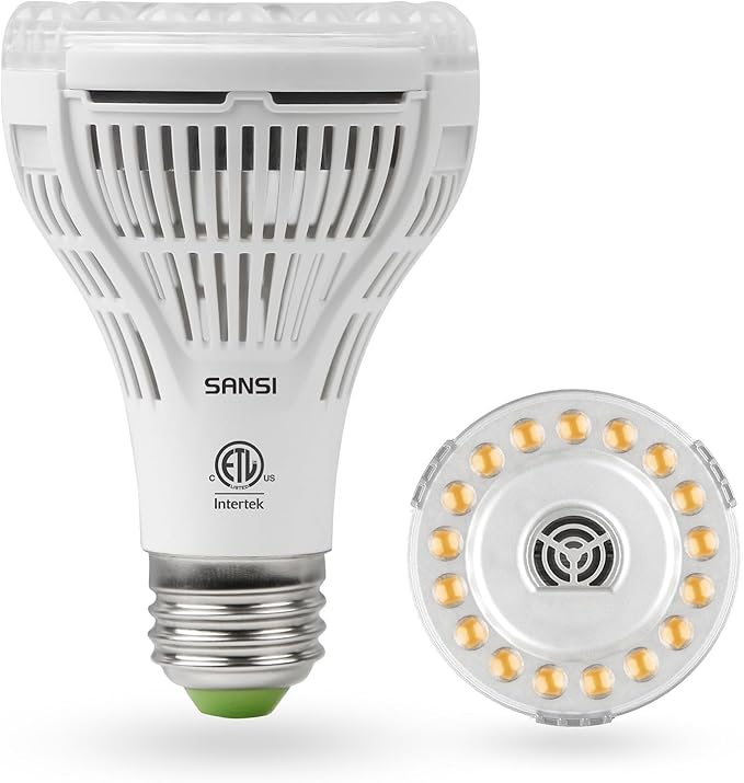 SANSI Grow Light Bulb with COC Technology, Full Spectrum 15W Grow Lamp (200 Watt Equivalent) with