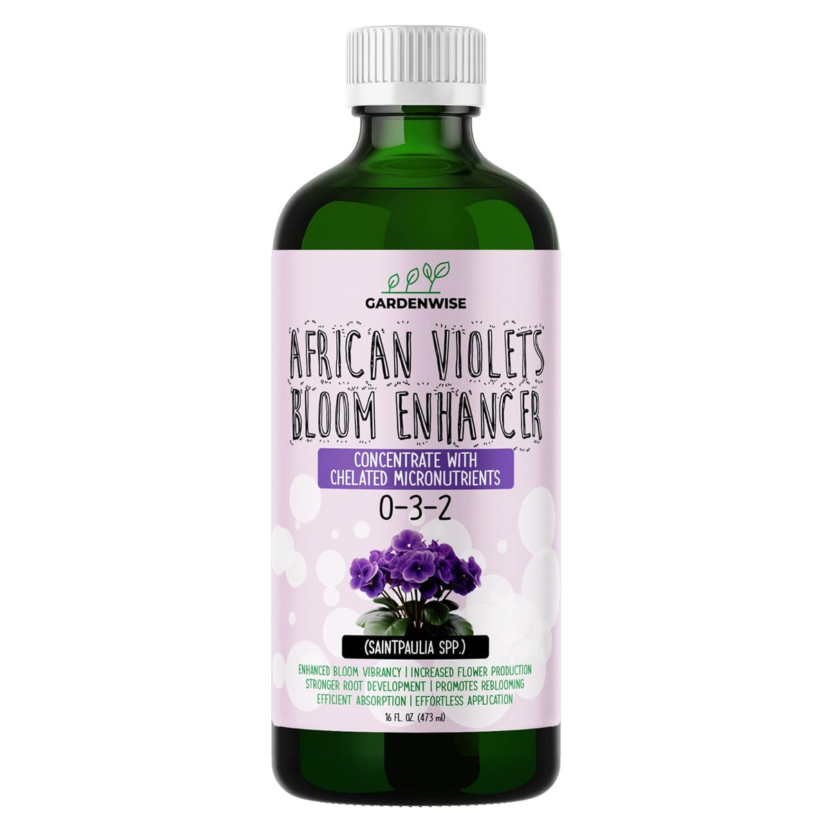 0-3-2 African Violet Fertilizer for Indoor Plants: Concentrated Plant Food – Plant Fertilizer