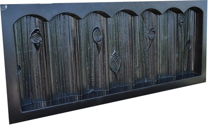 Concrete Mold Edge Stone Mold Log Edging Border ABC Plastic Sold 1 Piece (Br12-Small)