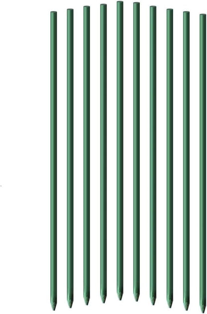 5ft Garden Stakes 50pack for Climbing Plants, 1/4" Diameter Supports Poles EcoStake Rust-Free Plant