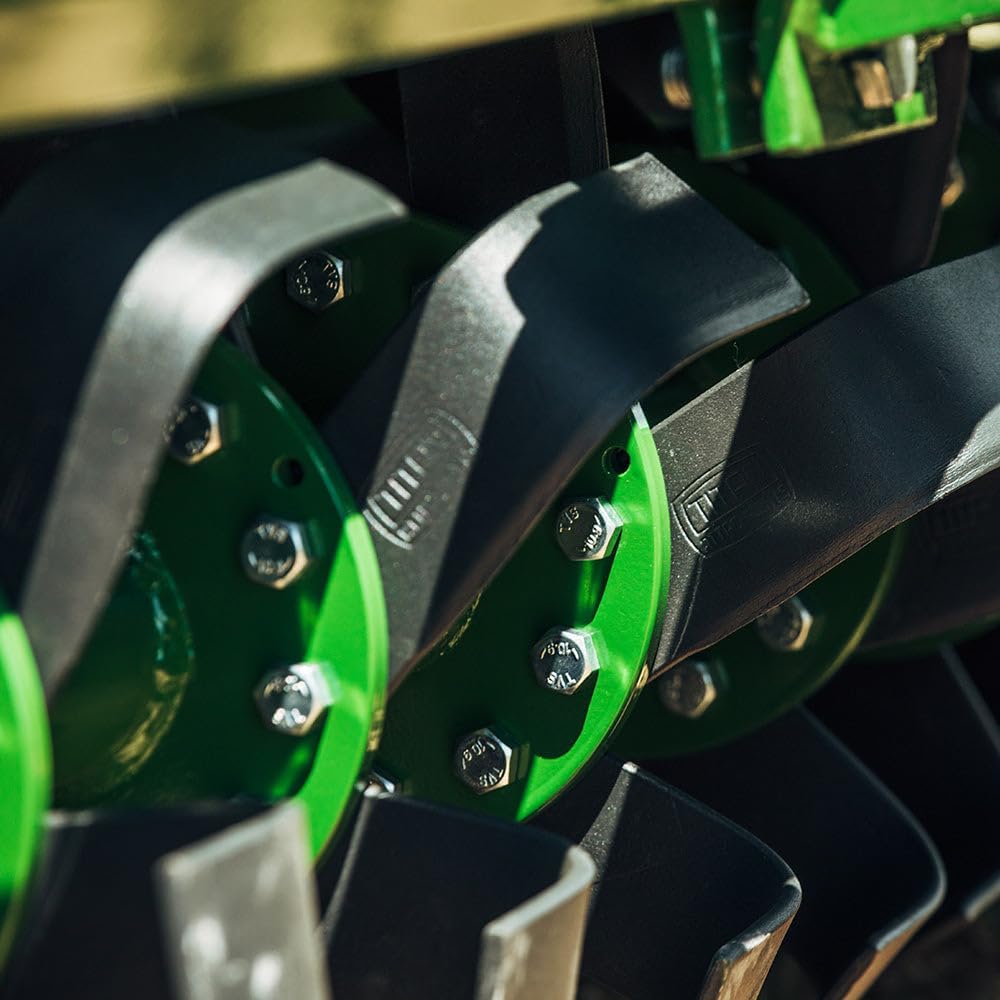 Titan Attachments 3 Point 72" Rotary Tiller Attachment, Fits Cat 1 Tractors, Green Finish, PTO