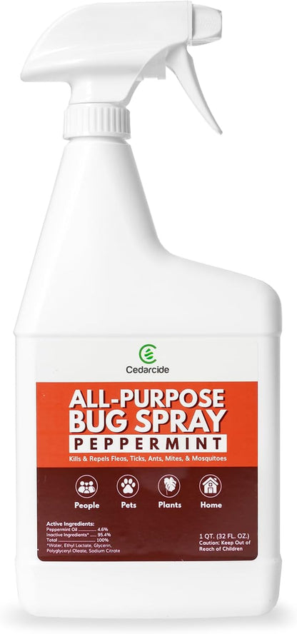 Cedarcide All-Purpose Bug Spray | Kill and Control Mosquitos, Fleas, Ticks, Ants | Made with