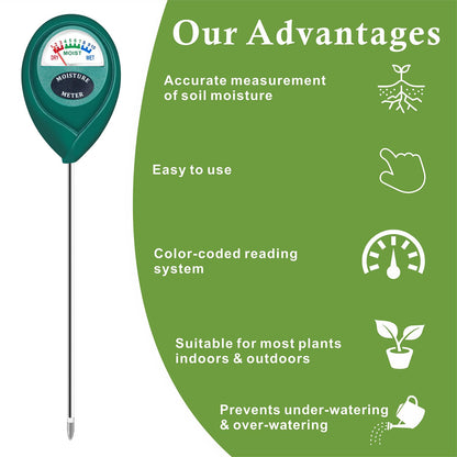 XLUX Plant Soil Moisture Meter, for Indoor and Outdoor use, Battery-Free
