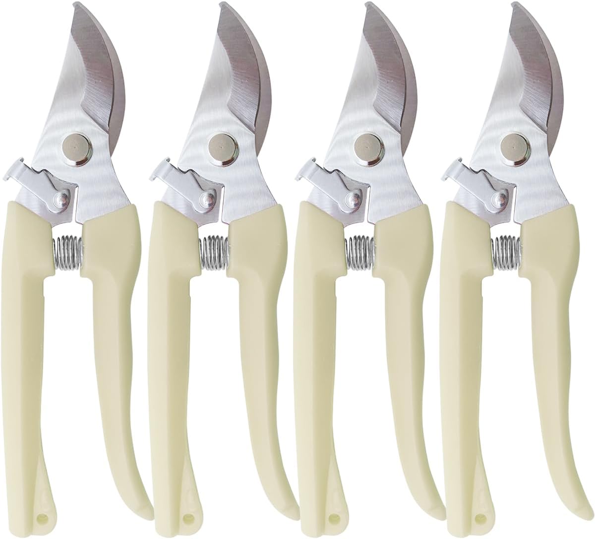 Pruning Shears for Gardening, 4 Pack Garden Scissors for Cutting Fresh Flowers, Floral Clippers for