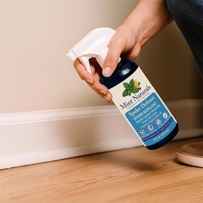 Spider Defense – Natural Spider Repellent Indoor & Outdoor, Peppermint Oil Spray for Home, Cabins