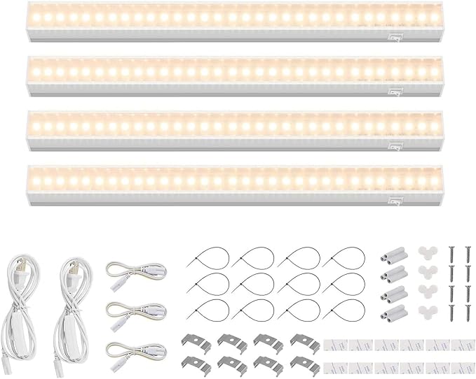 Barrina Grow Lights for Indoor Plants, Full Spectrum Sunlight, 1ft Plant Growing Lamp, LED Grow