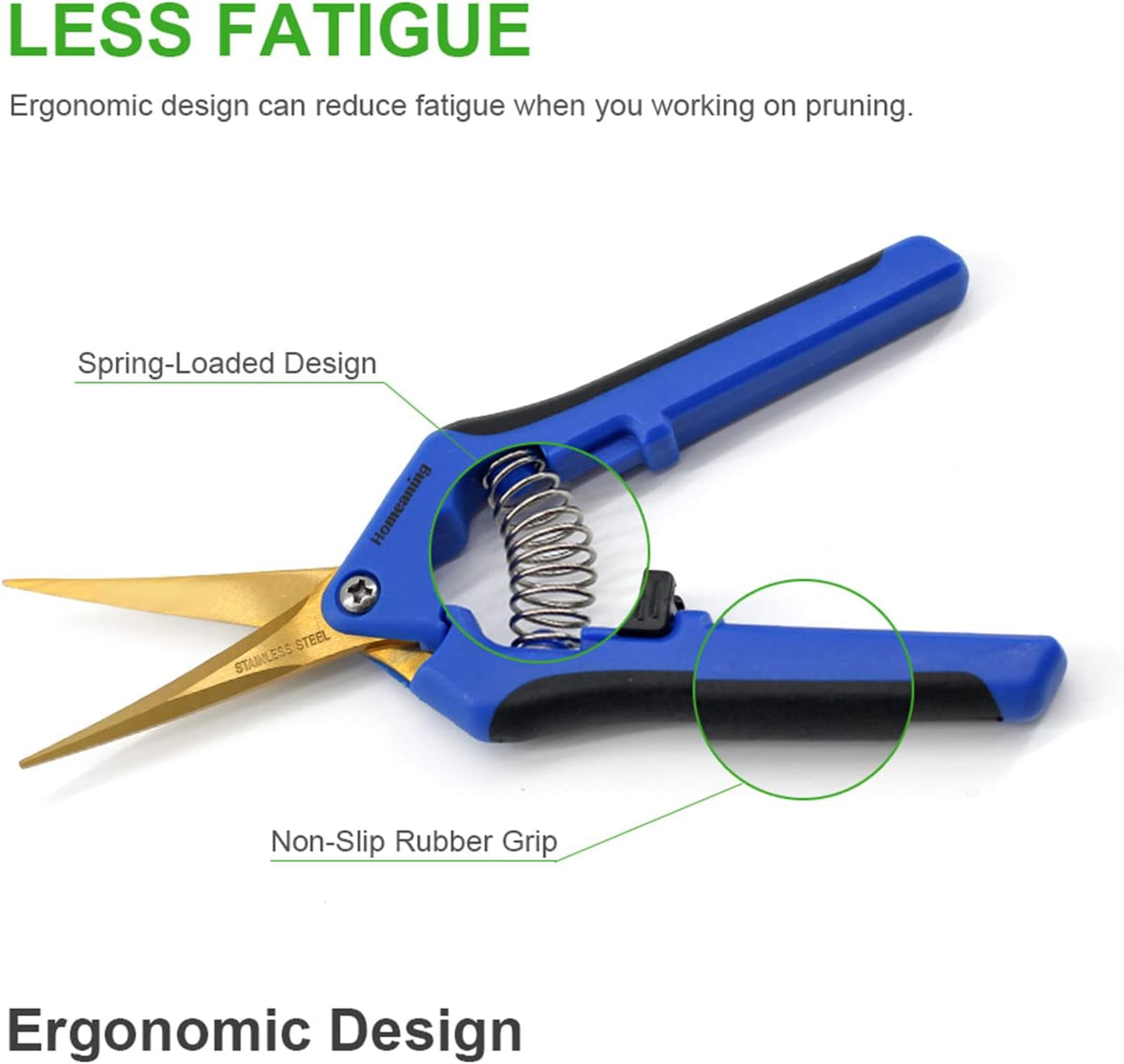 12 Packs Garden Pruning Shears with Curved Blades Trimming Scissors, Gardening Hand Pruning Snips