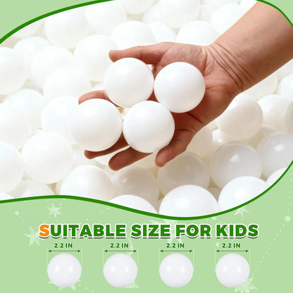 TRENDPLAY Plastic Balls for Ball Pits - Hollow Balls- Safe and Exciting Playtime - Perfect for Baby
