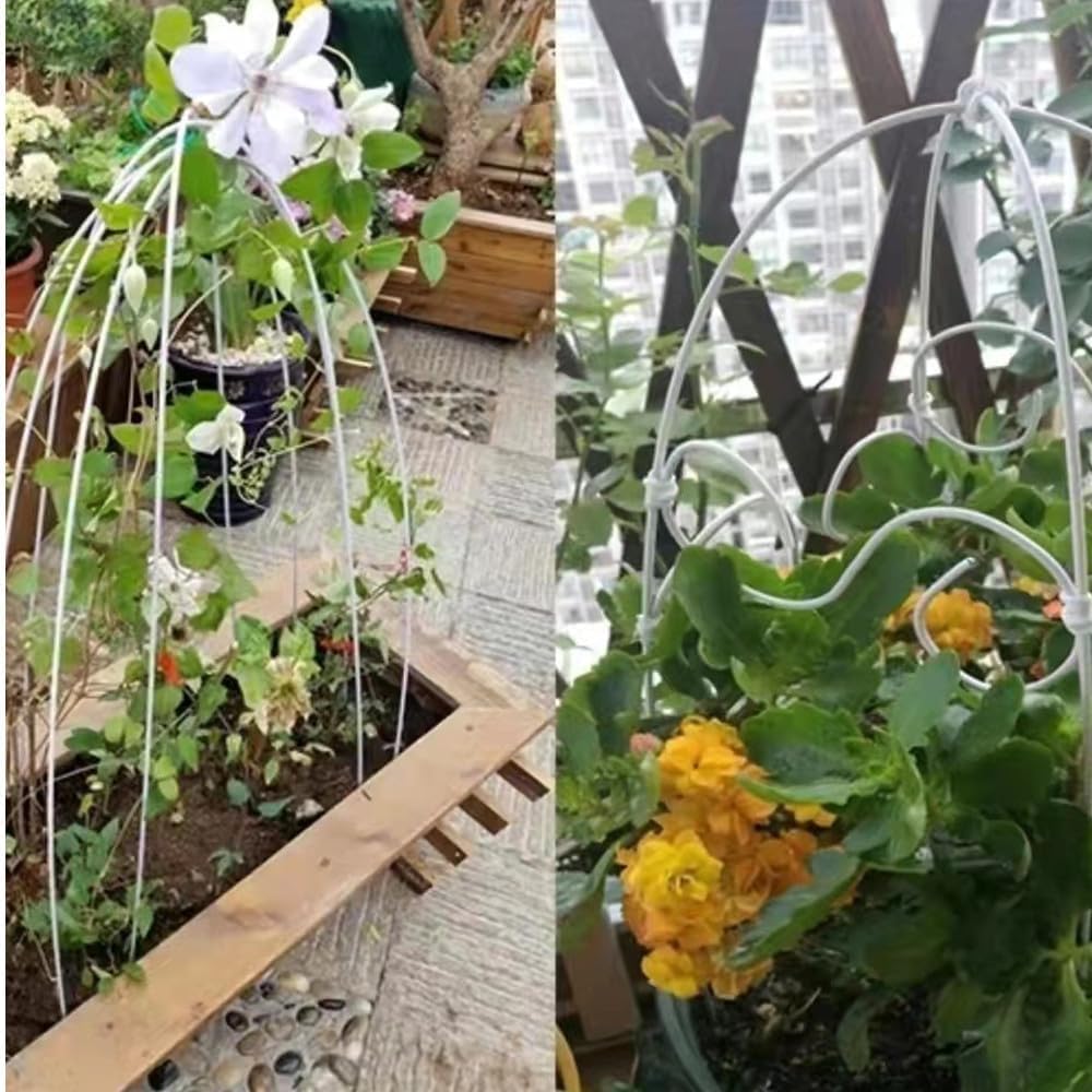 656ft (200m) Twist Ties, Garden Plant Ties with Cutter, Reusable Multifunctional Plant Ties, Fixing