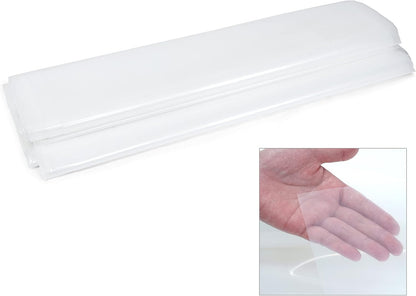 CAPHAUS 6 mil Clear Greenhouse Plastic Sheeting, 4-Year UV Resistant Polyethylene Film, Hoop House