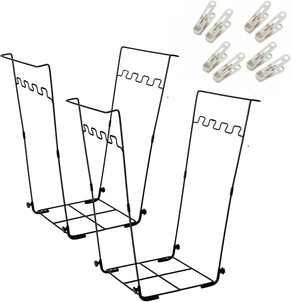 Garden Trash Bag Holder - Outdoor Leaf Bag Support Stand Multi-Use Metal Garbage Bag Holder Frame
