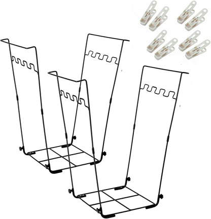 Garden Trash Bag Holder - Outdoor Leaf Bag Support Stand Multi-Use Metal Garbage Bag Holder Frame