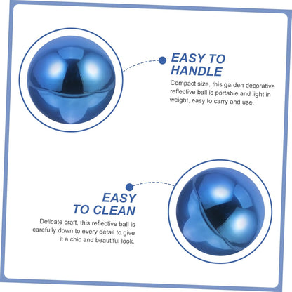 STOBAZA Polished Stainless Steel Gazing Ball Reflective Hanging Garden Ornament for Outdoor Indoor