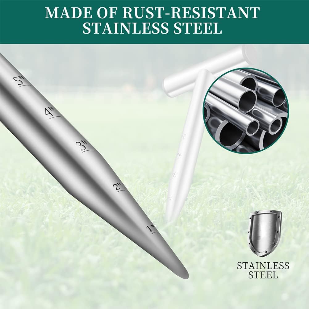 Hand Dibber, Seed Dibber, Bulb Planter Tool, Seed Planter Tool, Hole Digger for Plant Labels, for