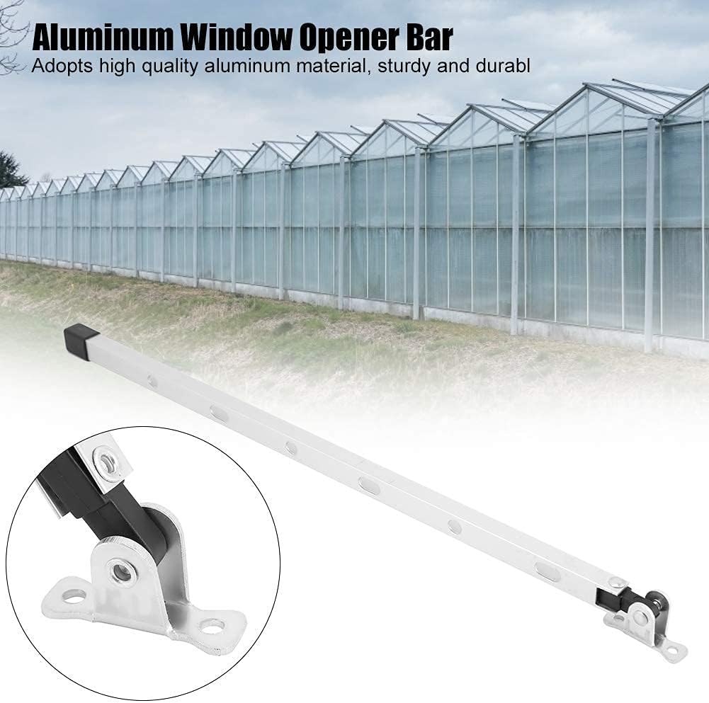 Tyenaza Manual Greenhouse Support, Aluminum Greenhouse Window Stay Kit Roof Vent Opener Bar for