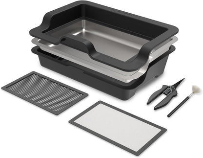 AC Infinity Large Trim Tray System 20-Inch, Interchangeable 3-Tray & 2-Screen Kit, Ergonomically
