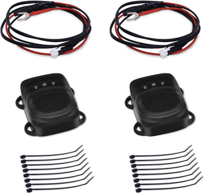Loraffe Under Hood Rodent Repellent for Car Engines, 12V 24V Ultrasonic Mouse Deterrent with LED