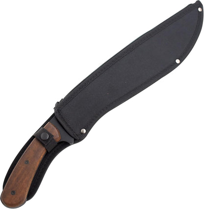 Snake Eye Machete with Heavy Duty Construction-Ergonomic Non-Slip Handle and Belt Sheath for