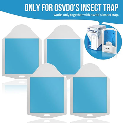 Flying Insect Trap, Indoor Plug-in Fly Trap for Home, Mosquito Killer Indoor Gnat Moth Catcher with