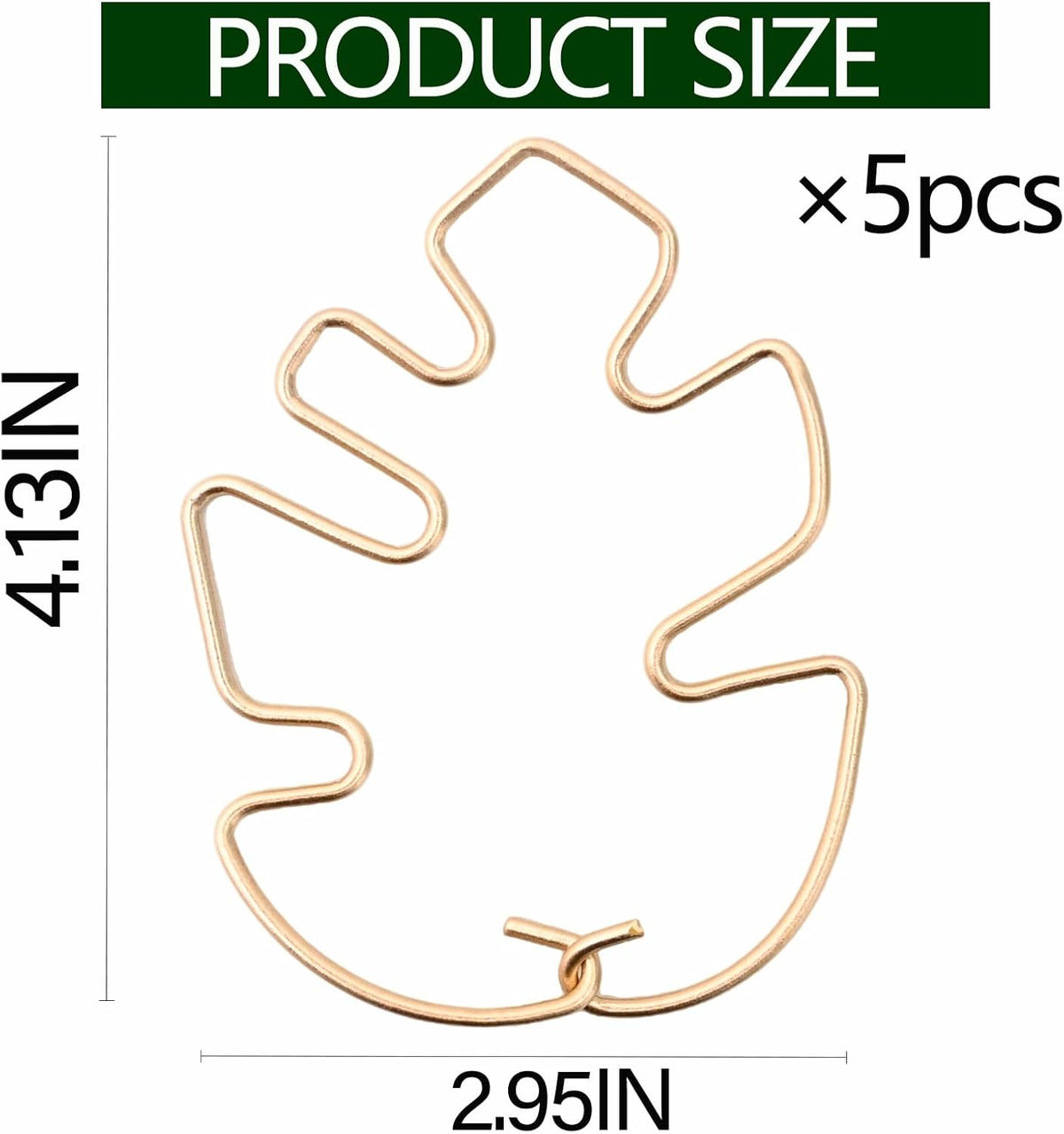 5Pcs Monstera Stem Support for Indoor Plants - 4.13 * 2.95 in- Durable Plant Support Stake Holder &