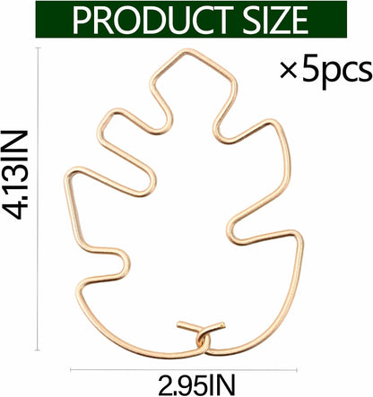 5Pcs Monstera Stem Support for Indoor Plants - 4.13 * 2.95 in- Durable Plant Support Stake Holder &