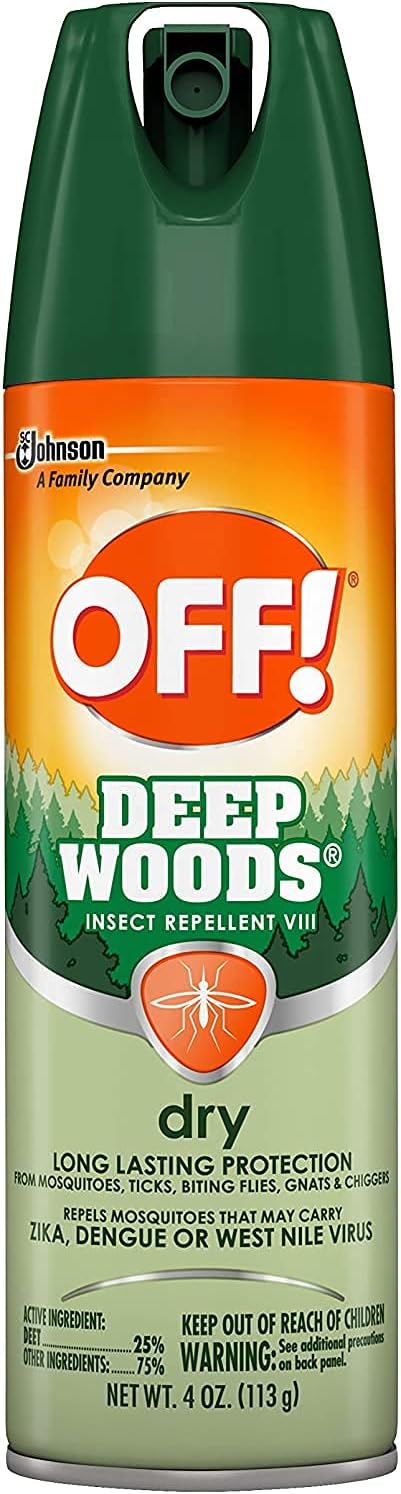 OFF! Deep Woods Dry Spray Long Lasting Protection (Pack - 12)