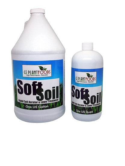 Soft Soil by GS Plant Foods- Liquid Aerator and Lawn Treatment(1 Quart) - Liquid Aerator for Any