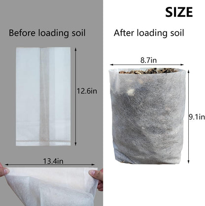 Belit Large Non-Woven Plant Nursery Bags, 30 Pcs Grow Bags Seedling Pots Container for