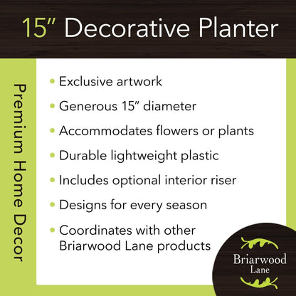 Briarwood Lane Checkerboard Large Planter