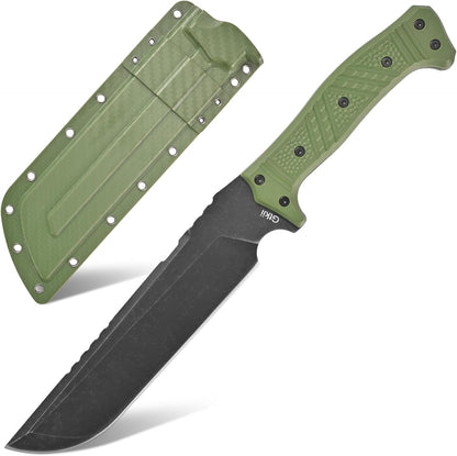 GTK32 Fixed Blade Knife DC53 Steel Blade Full Tang Nylon Fiberglass Handle Heavy Duty Knifes for